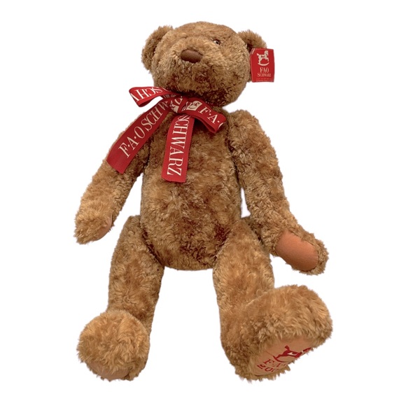 FAO Schwarz 2001 Plush Teddy Bear - Picture 3 of 6